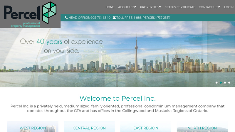 PERCEL INC. Professional Property Management serving Condominiums in the Greater Toronto Area, Collingwood, Blue Mountain and Muskoka, Ontario - VICommunity | VIManager