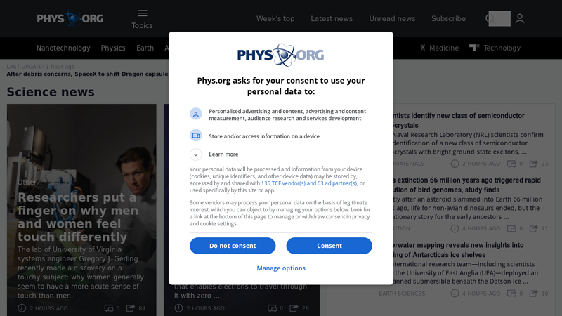 Phys.org - News and Articles on Science and Technology