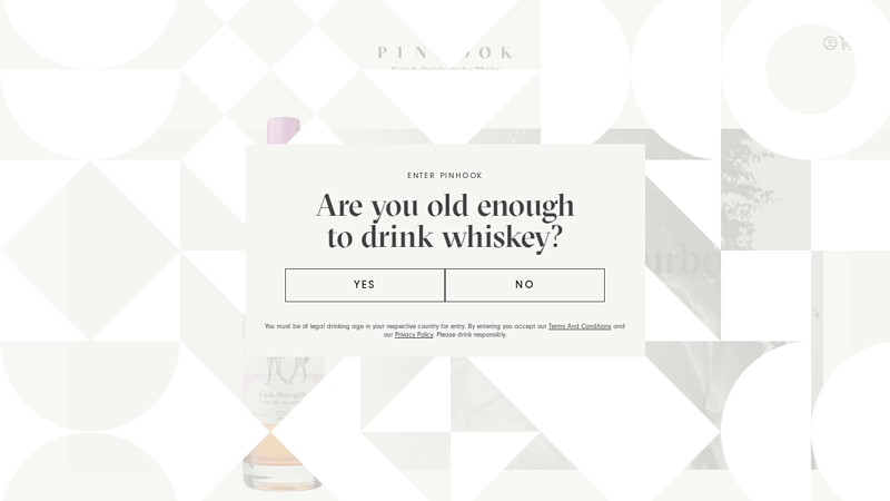 Pinhook Kentucky Straight Bourbon and Whiskey C Pinhook Bourbon