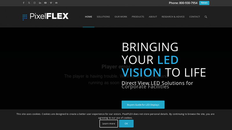 LED Video Panel Display Systems & Solutions | PixelFLEX