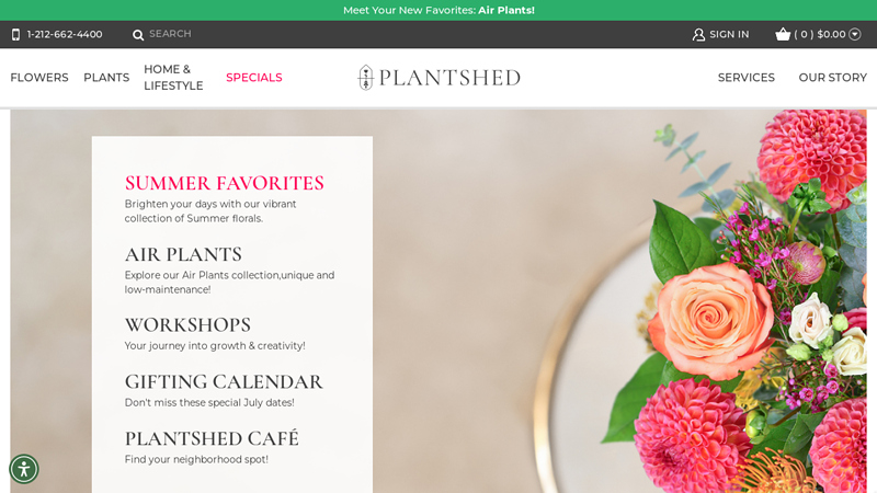 Plant and Flower Delivery NYC | Plantshed.com