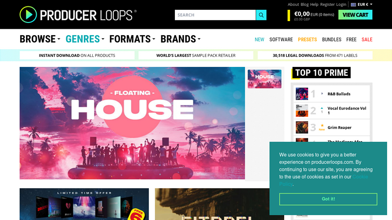 Sample Packs, Sound Kits, Music Loops & Audio Loops