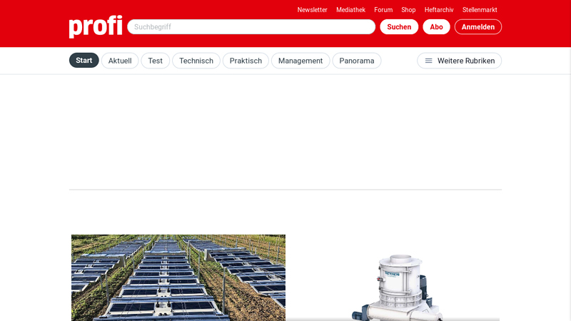 profi - Das Magazin fr Landtechnik