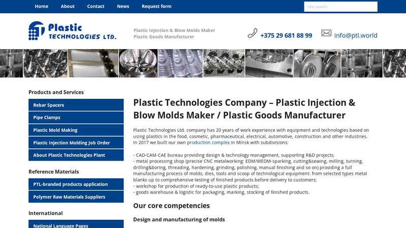 PTL | Plastic Technologies Ltd. | Manufacturer of Plastic Products