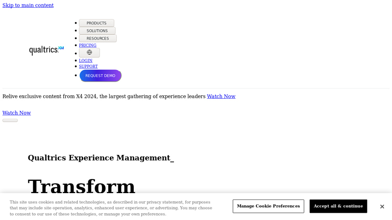Qualtrics XM: The Leading Experience Management Software