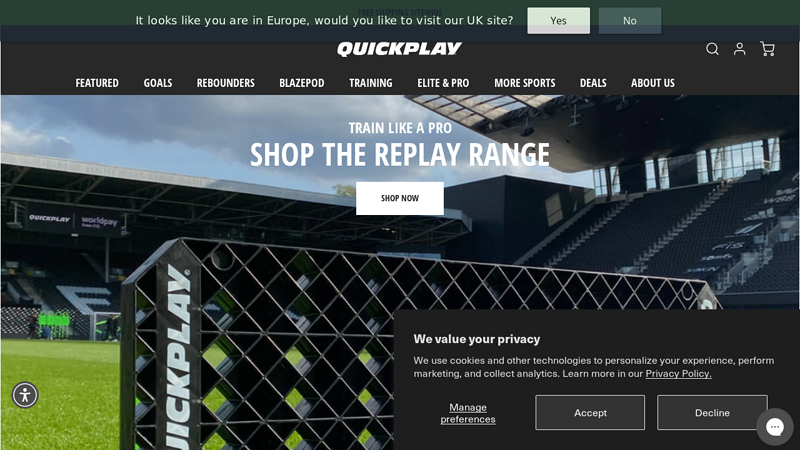 Award Winning Sports Equipment from QuickPlaySport