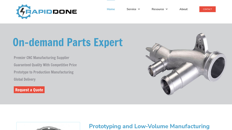 Prototyping, Low-Volume Manufacturing Company- RapidDone
