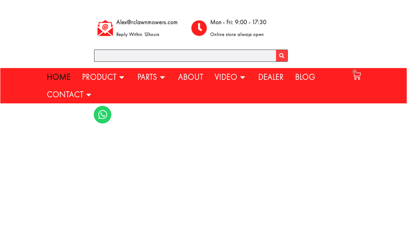 Buy Remote control lawn mower online | rclawnmowers.com