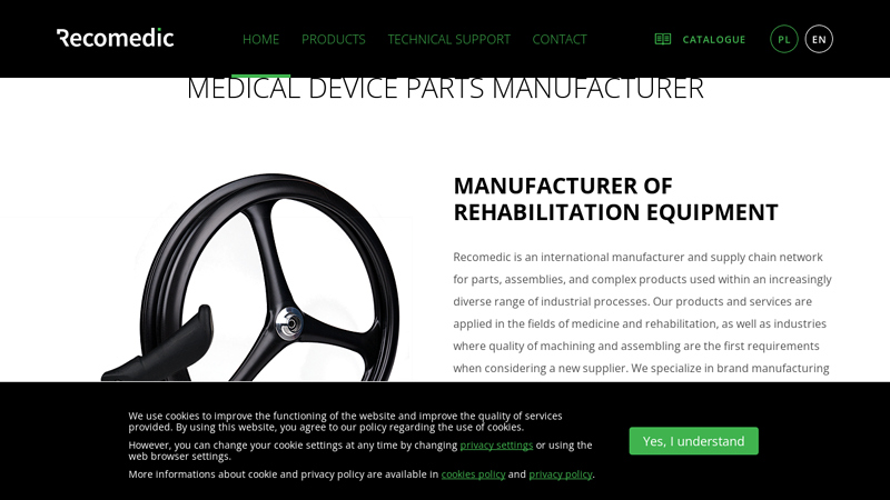 Manufacturer of parts for medical devices | Recomedic