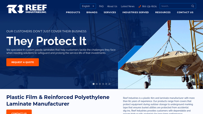 Plastic Film & Laminate Manufacturers - Custom Plastic Laminates | Reef Industries
