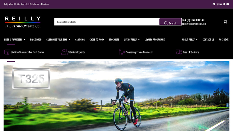Reilly - The Titanium Bike Co. C Reilly Cycleworks Ltd