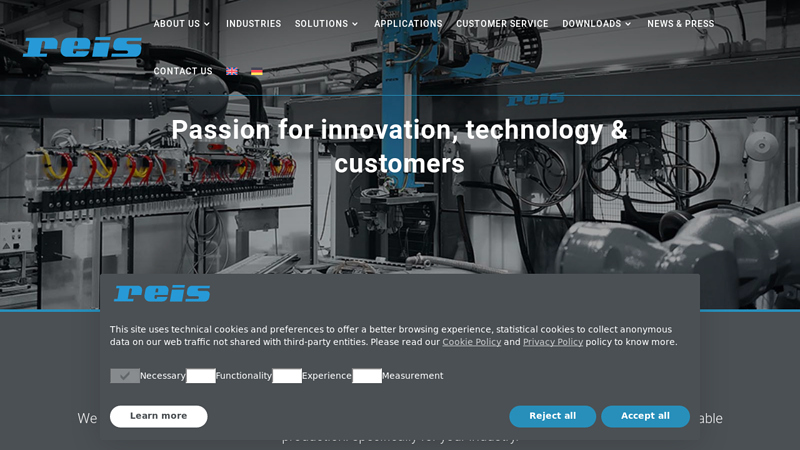 About us - Reis Robotics