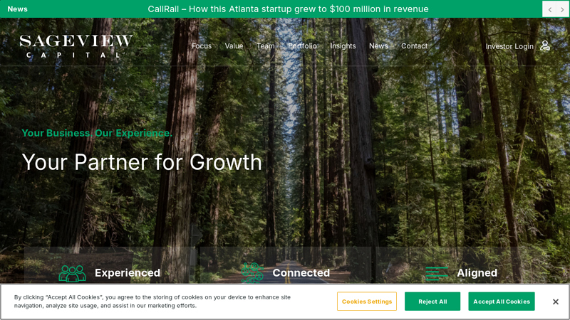 Sageview Capital - growth equity & operational support to businesses