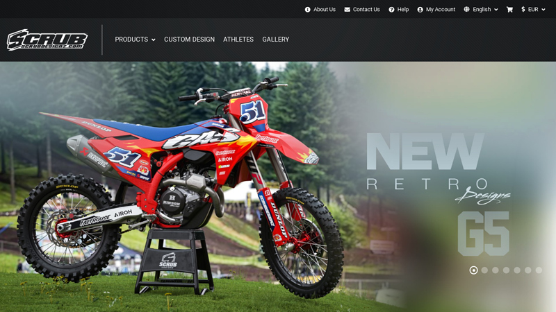 Scrubdesignz - Graphics kit, Plastics kit, Seat Cover