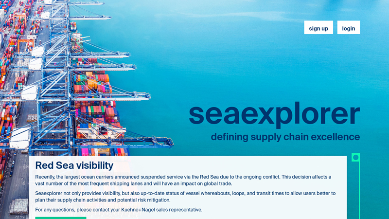 seaexplorer - navigate your supply chain - seaexplorer
