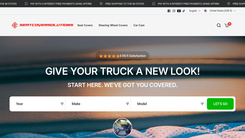 Seat Cover Solutions - Luxury Seat Covers for Cars and Trucks