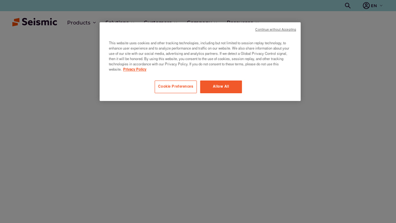 #1 Global Sales Enablement Platform | Seismic
