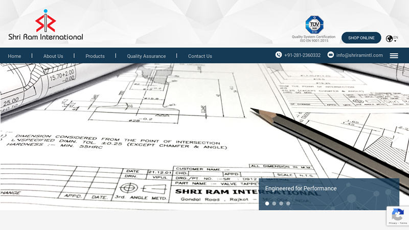 Engine Valve Manufacturers, Valve Train Components, Engine Valve Suppliers - Shri Ram International