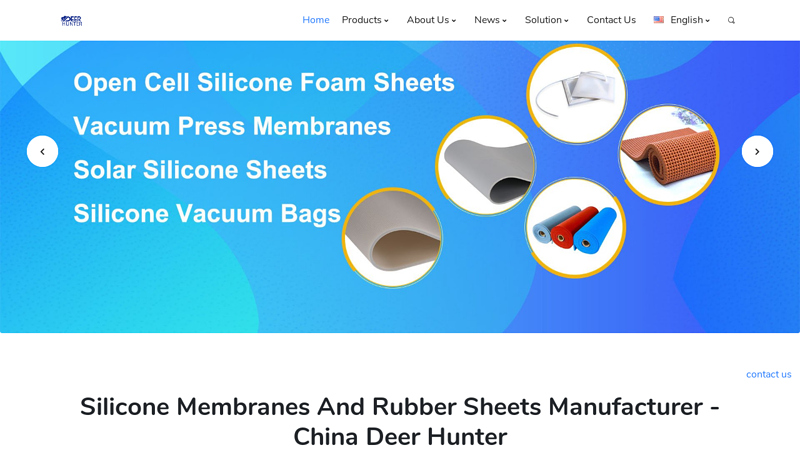 Silicone Membranes, Solar Diaphragms, Silicone Vacuum Bags - Deer Hunter