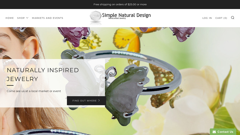 Simple Natural Design Jewelry From Celestial Company