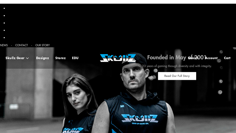 Skullz - Gamer and Esports Gear - Custom esports jerseys and apparel. C Skullz Inc.