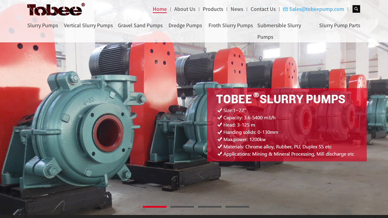 Warman Pumps, Warman Pump Parts Manufacturer - Tobee
