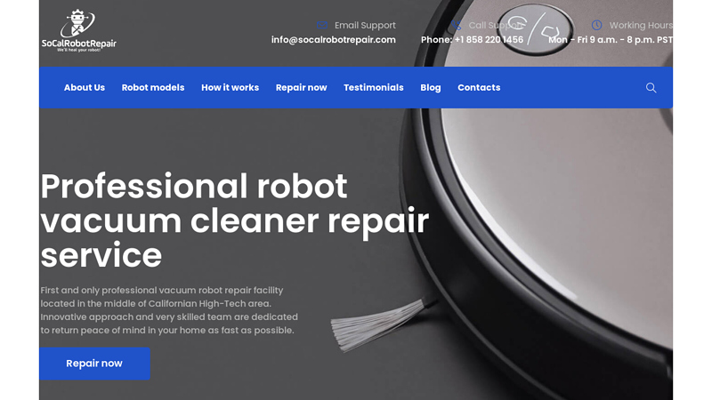 SoCalRobotRepair - Professional vacuum robot repair service