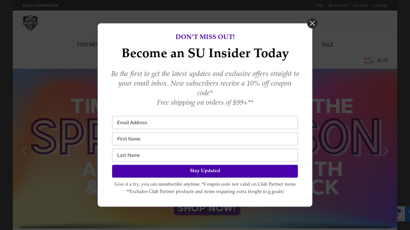 Soccer Unlimited - Online Soccer Store