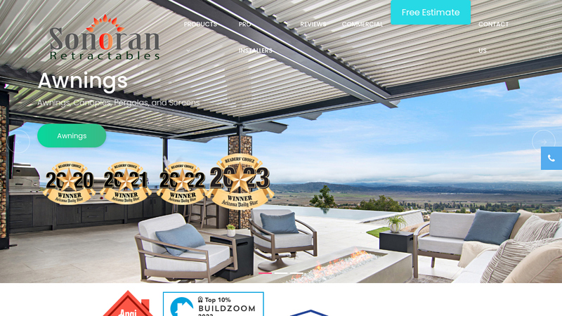 Sonoran Retractables, Awnings, Shades and Pergolas