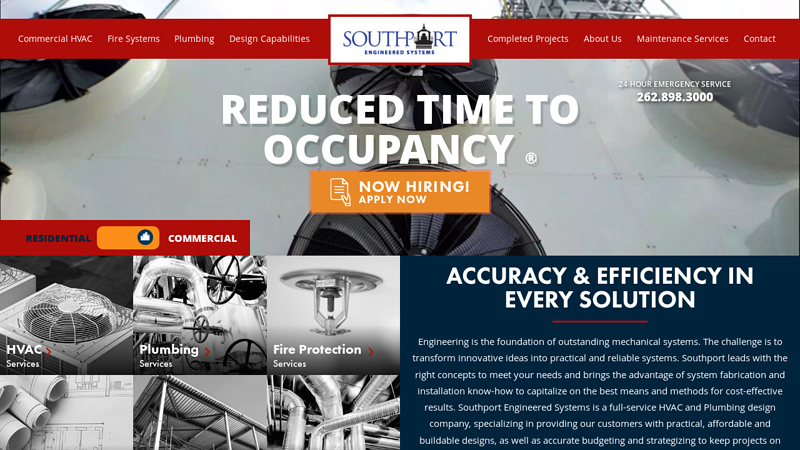Industrial and Commercial System Engineering and Construction | Repair and Installation for Energy Recovery Systems, Make-Up Air Systems, Change-Over Bypass Systems, and Economizer Controls | Southport Engineered Systems, LLC Caledonia, Wisconsin 53108