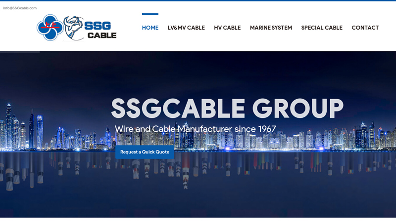 Reliable Wire and Cable Manufacturer - SSGcable