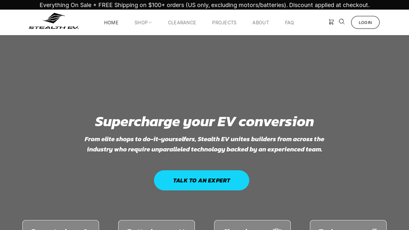 Go-to source of premium EV parts and experienced support since 2014.