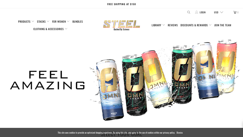 Steel Supplements - Forged in steel, Backed by science.