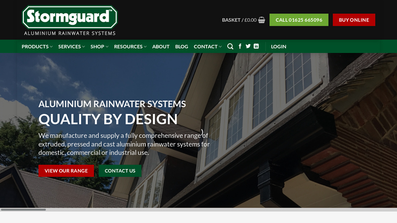 Home - Stormguard Aluminium Rainwater Systems