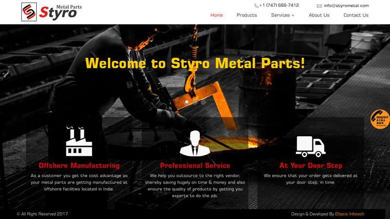 Metal Casting Suppliers/Metal Casting Supplies | Steel Casting Manufacturers | STYRO METAL PARTS