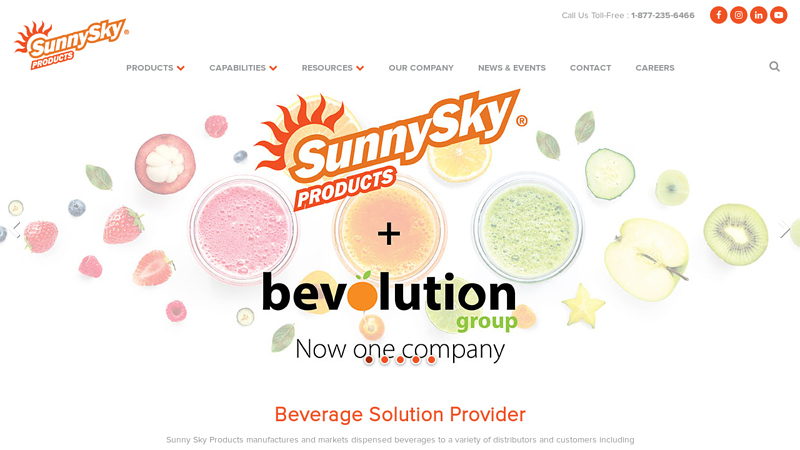Sunny Sky Products - Beverage Solution Provider