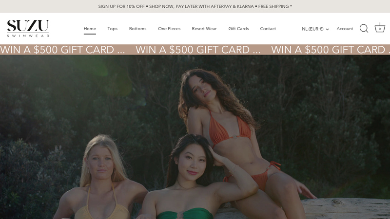 Bikinis & One Pieces | Shop Online | SUZU Swimwear; Credit App