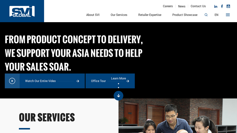 From product concept to delivery, we support your Asia needs to help your sales soar | 