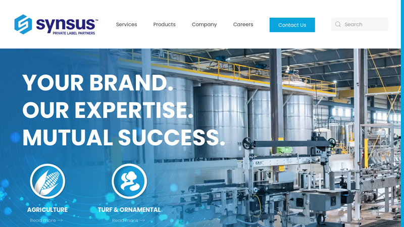Synsus Private Label Partners | Specialty Chemical Manufacturing