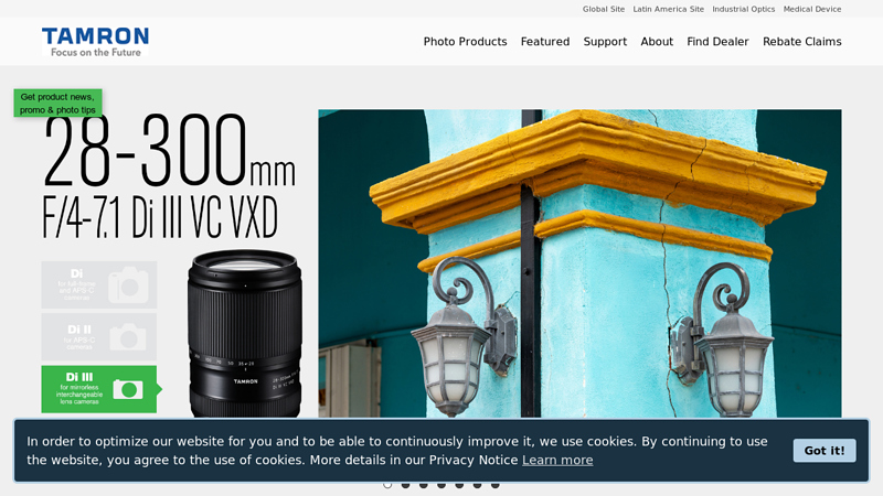 Tamron Lenses - Camera Lenses For Sony, Canon, Nikon & Fujifilm