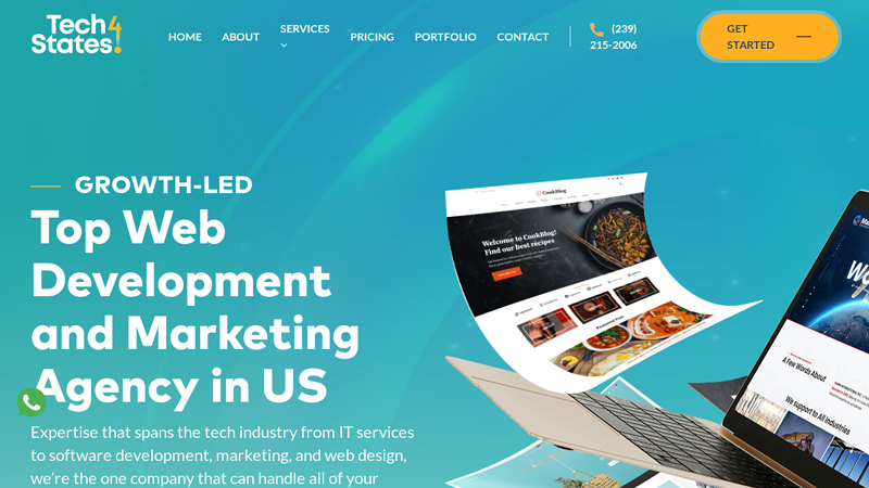 Full-Service Web & Mobile Application Development Company in USA | Tech4States