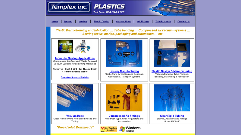 Templex inc. plastics manufacturer