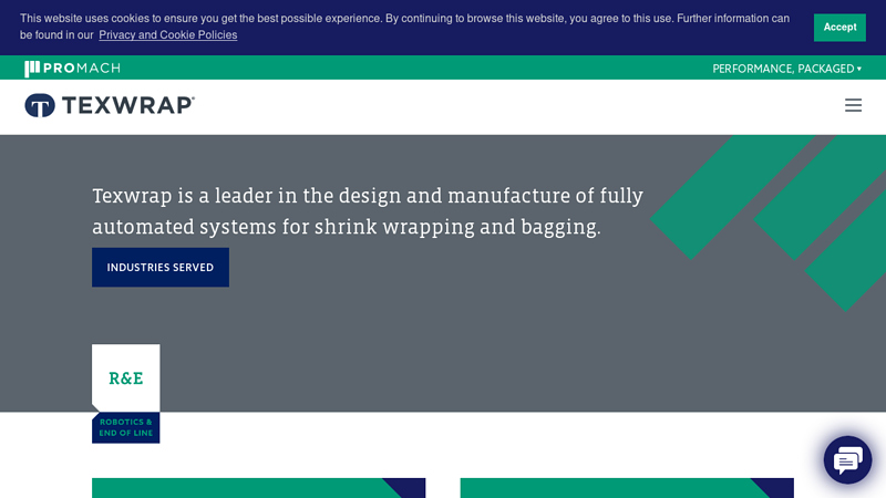 Shrink Film Wrapping Equipment & Shrink Bundling Systems | Automatic Shrink Wrap Machines | Texwrap