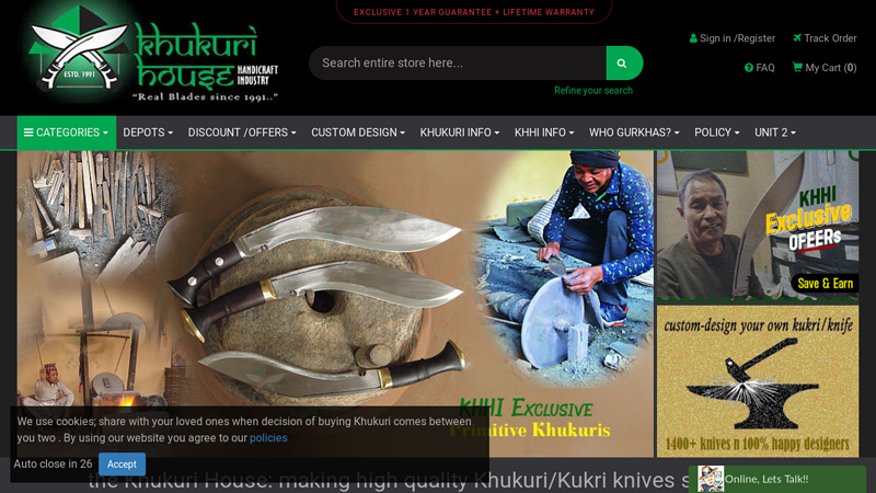 Khukuri House - KHHI | Forging Gurkha Kukri Knife since 1991