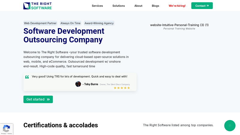 Software Development Outsourcing Company - The Right Software