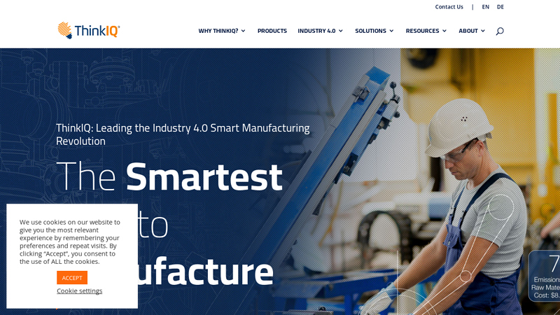 ThinkIQ - Industry 4.0 Manufacturing Platform