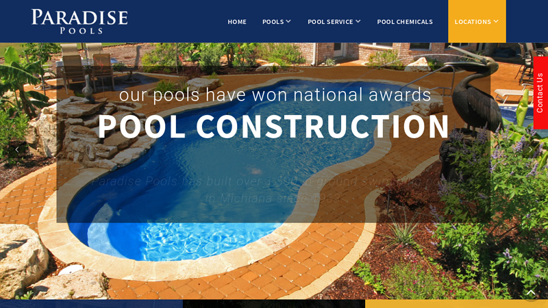 Pool Construction, Service & Supply | Paradise Pools