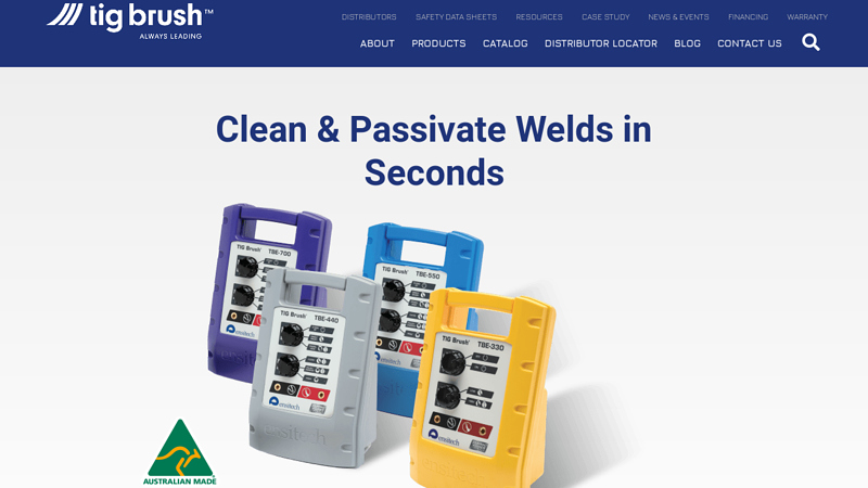 Stainless Steel Weld Finishing Systems | TIG Brush