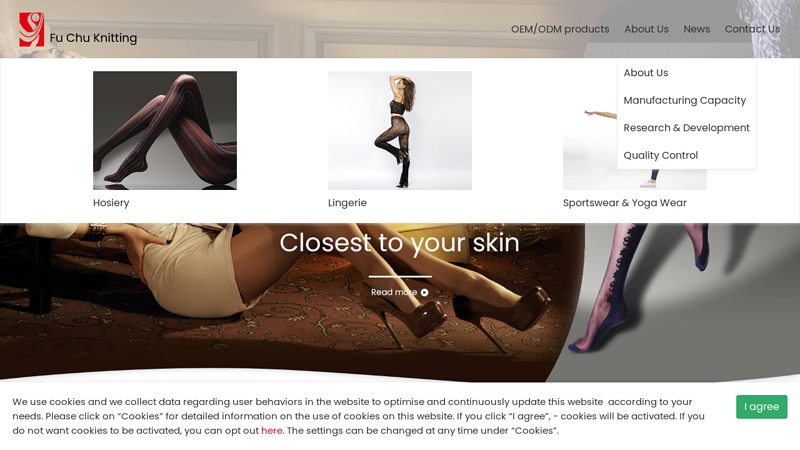 OEM ODM Intimate Apparel Manufacturers Since 1970 | Fu Chu Knitting