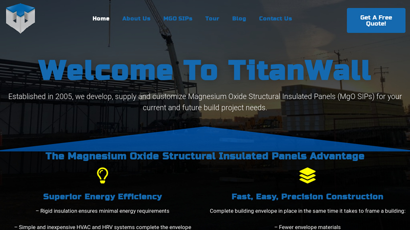 Established in 2005, we develop, supply and customize Magnesium Oxide Structural Insulated Panels (MgO SIPs) for your current and future build projects